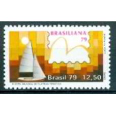 SB1089M-SELO EXPOSIÇÃO FILATÉLICA BRASILIANA 79 - VELEIROS, SNIPE - 1979 - MINT