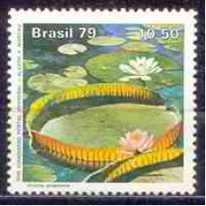 SB1091N-SELO PROTEÇÃO À NATUREZA - PARQUE NACIONAL DA AMAZÔNIA, VITÓRIA-RÉGIA - 1979 - N