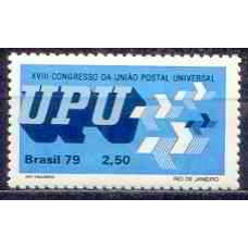 SB1105M-SELO XVIII CONGRESSO DA UNIÃO POSTAL UNIVERSAL, SÍMBOLO 2,50 - 1979 - MINT