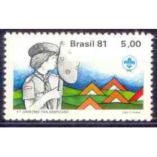 SB1186M-SELO 4º JAMBOREE PAN-AMERICANO, TOTEM - 1981 - MINT