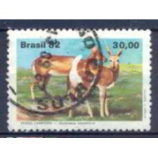 SB1263U-SELO FAUNA BRASILEIRA, VEADO - 1982 - U