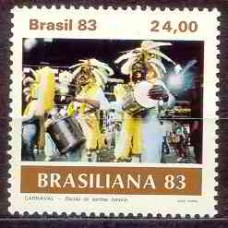 SB1305N-SELO CARNAVAL BRASILEIRO, BATERIA - 1983 - N