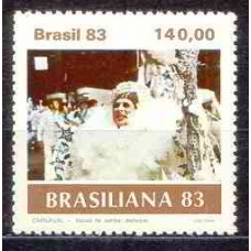 SB1307N-SELO CARNAVAL BRASILEIRO, PIERROT - 1983 - N