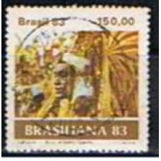 SB1308U-SELO CARNAVAL BRASILEIRO, ÍNDIO - 1983 - U