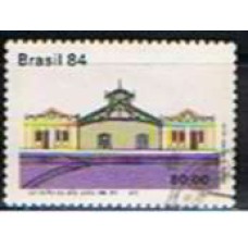 SB1409U-SELO PRESERVAÇÃO DO PATRIMÔNIO FERROVIÁRIO, ESTAÇÃO DE SÃO JOÃO DEL REY - 1984 - U
