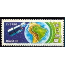 SB1439U-SELO LANÇAMENTO DO 1º SATÉLITE BRASILEIRO - BRASILSAT - 1985 - U