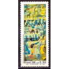 SB1522M-SELO ANO INTERNACIONAL DA PAZ - 1986 - MINT