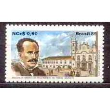 SB1634M-SELO SESQUICENTENÁRIO DO NASCIMENTO DE TOBIAS BARRETO DE MENEZES - 1989 - MINT