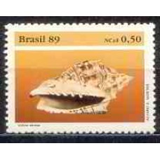 SB1645M-SELO PRESERVAÇÃO DA FAUNA BRASILEIRA - MOLUSCOS, VOLUTA ABRAEA - 1989 - MINT