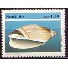 SB1647M-SELO PRESERVAÇÃO DA FAUNA BRASILEIRA - MOLUSCOS, AGARONIA - 1989 - MINT