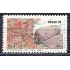 SB1742M-SELO TURISMO BRASILEIRO, PEDRA PINTADA/RORAIMA - 1991 - MINT