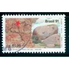 SB1742U-SELO TURISMO BRASILEIRO, PEDRA PINTADA/RORAIMA - 1991 - U