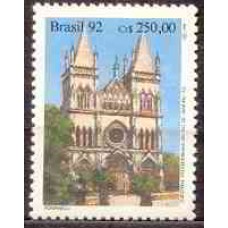 SB1771M-SELO ARQUITETURA RELIGIOSA DO BRASIL, CATEDRAL - 1992 - MINT