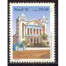 SB1772M-SELO ARQUITETURA RELIGIOSA DO BRASIL, 1ª IGREJA BATISTA - 1992 - MINT