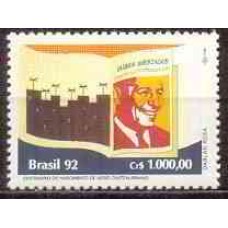 SB1822M-SELO LITERATURA BRASILEIRA, CENTENÁRIO DO NASCIMENTO DE ASSIS CHATEAUBRIAND - 1992 - MINT