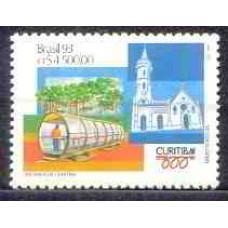 SB1833M-SELO 300 ANOS DE CURITIBA/PR - 1993 - MINT