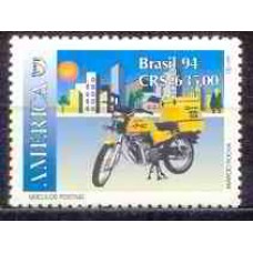 SB1886M-SELO UPAEP - VEÍCULOS POSTAIS, MOTOCICLETA - 1994 - MINT