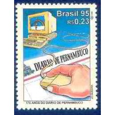 SB1984M-SELO 170 ANOS DO DIÁRIO DE PERNAMBUCO - 1995 - MINT