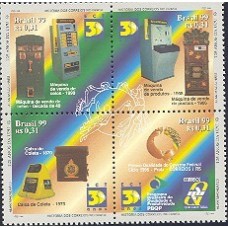 SB2188NQ-QUADRA HISTÓRIA DOS CORREIOS DO BRASIL - 1999 - N