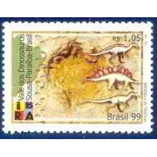 SB2193M-SELO VALE DOS DINOSSAUROS - SOUSA/PB - 1999 - MINT