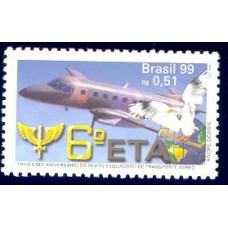 SB2196M-SELO 30 ANOS DO 6º ESQUADRÃO DE TRANSPORTE AÉREO - 6º ETA - 1999 - MINT