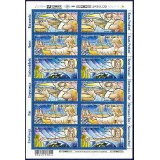 SB2347MF-FOLHA 4 SEXTILHAS NATAL - 2000 ANOS DO NASCIMENTO DE JESUS CRISTO - 2000 - MINT