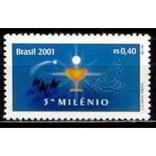 SB2356M-SELO NOVO MILÊNIO, CRISTÃO - 2001 - MINT