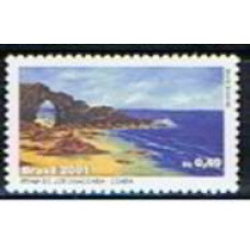 SB2387M-SELO PRAIAS BRASILEIRAS, JERICOACOARA - 2001 - MINT