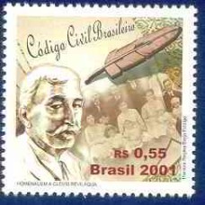 SB2407M-SELO HOMENAGEM A CLÓVIS BEVILÁQUA - 2001 - MINT