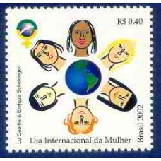 SB2446M-SELO DIA INTERNACIONAL DA MULHER - 2002 - MINT