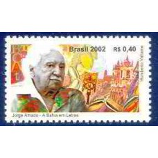 SB2477M-SELO JORGE AMADO - A BAHIA EM LETRAS - 2002 - MINT