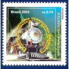 SB2533M-SELO RESGATE DA MEMÓRIA FERROVIÁRIA BRASILEIRA - 2003 - MINT