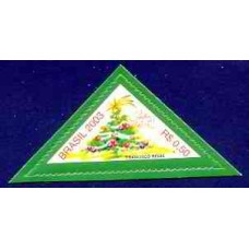 SB2543M-SELO NATAL, BORDA VERDE - 2003 - MINT