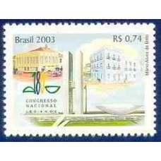 SB2547M-SELO CONGRESSO NACIONAL 180 ANOS - 2003 - MINT