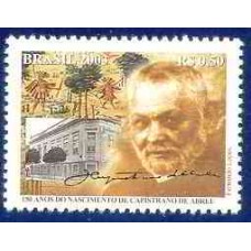 SB2551M-SELO 150 ANOS DO NASCIMENTO DE CAPISTRANO DE ABREU - 2003 - MINT