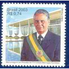 SB2552M-SELO HOMENAGEM AO PRESIDENTE FERNANDO HENRIQUE CARDOSO - 2003 - MINT