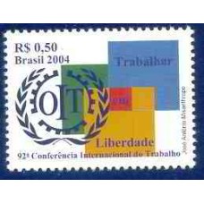 SB2568M-SELO 92ª CONFERÊNCIA INTERNACIONAL DO TRABALHO - OIT - 2004 - MINT