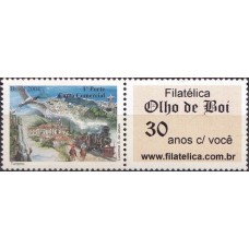 SB2598M.09-SELO PERSONALIZADO TURISMO, FILATÉLICA OLHO DE BOI 30 ANOS - 2004 - MINT