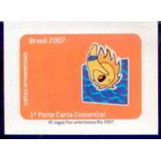 SB2670M-SELO XV JOGOS PAN-AMERICANOS RIO 2007, SALTOS ORNAMENTAIS - 2007 - MINT