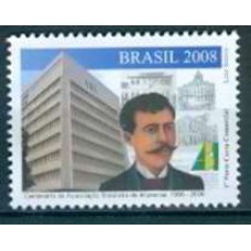 SB2735M-SELO CENTENÁRIO DA ASSOCIAÇÃO BRASILEIRA DE IMPRENSA - 2008 - MINT