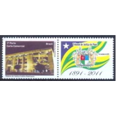 SB3147M-SELO PERSONALIZADO TRIBUNAL DE JUSTIÇA DO PIAUÍ, LOGO 80 ANOS - 11 - MINT