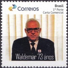 SB3310M.12-SELO PERSONALIZADO LOGO ANTIGA ECT, WALDEMAR 73 ANOS - ANO ?? - MINT