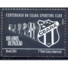 SB3364M-SELO CENTENÁRIO DO CEARÁ SPORTING CLUB - 2014 - MINT