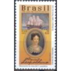 SB3742M-SELO 200 ANOS DE INDEPENDÊNCIA - RELAÇÕES ÁUSTRIA - BICENTENÁRIO DA VINDA DE DONA LEOPOLDINA - 2017 - MINT