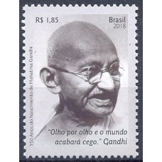 SB3758M-SELO 150 ANOS DE MAHATMA GANDHI - 18 - MINT