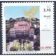 SB3797M-SELO MERCOSUL/MUSEUS NACIONAIS 2: 200 ANOS DO MUSEU NACIONAL DO RIO DE JANEIRO - 18 - MINT