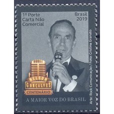 SB3828M-SELO CENTENÁRIO DO NASCIMENTO DE NELSON GONÇALVES - 2019 - MINT