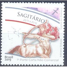 SB3874M-SELO SIGNOS DO ZODÍACO, SAGITÁRIO - 2019 - MINT