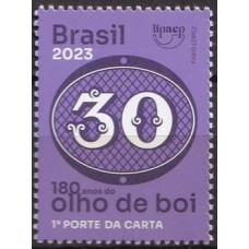 SB4108M-SELO 180 ANOS DO OLHO DE BOI, 30 RÉIS - 2023 - MINT