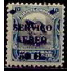 SBA001N-SELO AÉREO HERMES DA FONSECA COM SOBRECARGA, 50/10 RÉIS - 1927 - N